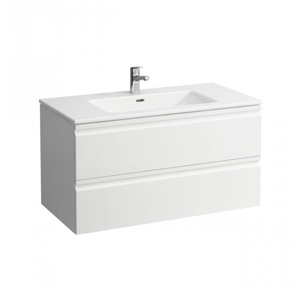 Ensemble Laufen PRO S Lavabo, meuble sous-lavabo, 2 tiroirs, 1 trou 1000x545mm Graphite