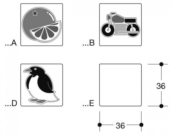 Hewi Toiletpictogrammen Kids Serie natuur