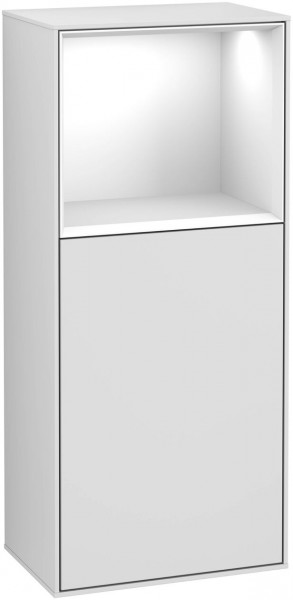 Villeroy en Boch Finion Zijkast 418 x 936 x 270 mm Zwart matte lak (G530PD)