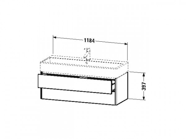 Duravit Wastafelmeubel Hangend Xsquare