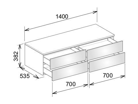 Keuco Edition 400 Sideboard (317668200)