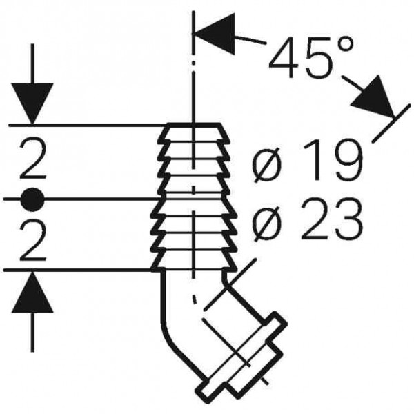 Geberit Uitlaatbocht Universal (242691061)