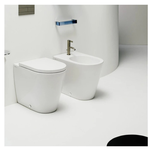 Laufen Kartell by Laufen Bidet Staand 1 kraangat Wit