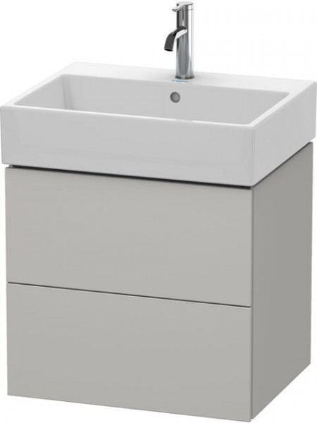 Meuble Pour Vasque à Poser Duravit L-Cube 544x459mm Gris béton mat | 584 mm