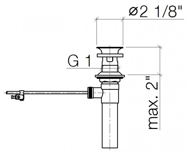 Dornbracht Afvoerstang (04110102300)