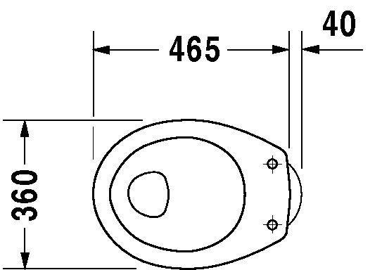 Duravit Duraplus Sudan Staande toilet (212010)