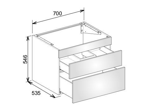 Keuco Edition 400 Wastafelonderbouw (Edition )