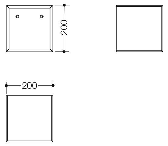 Hewi Zijkasten Kids 200 x 200 mm Wit M20.01.001