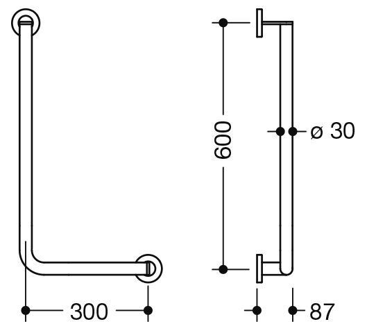 Hewi Badgreep Hoek System 900