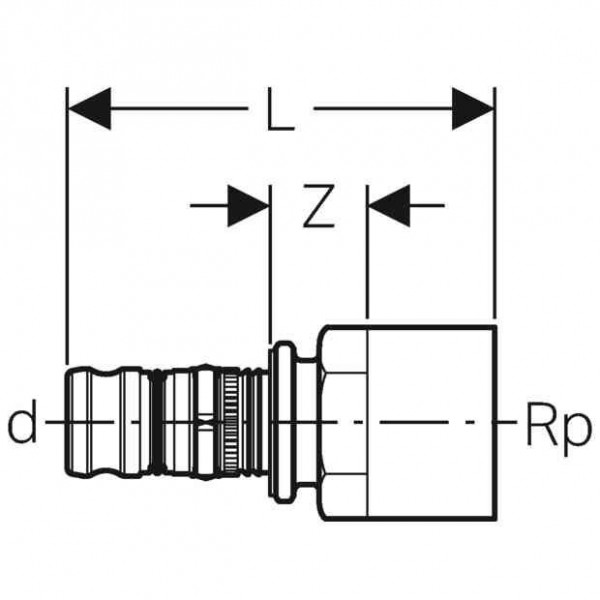 Geberit Snelkoppeling Mepla (606560005)