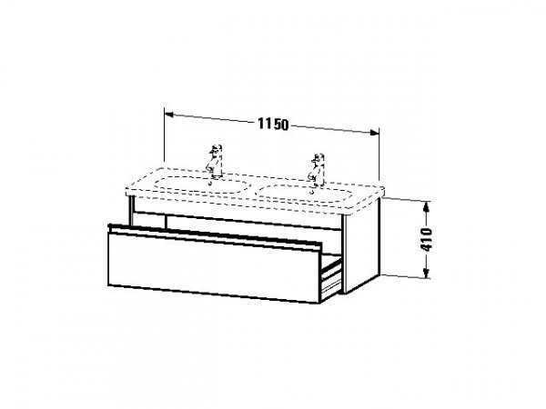 Duravit Wastafelmeubel Hangend Ketho