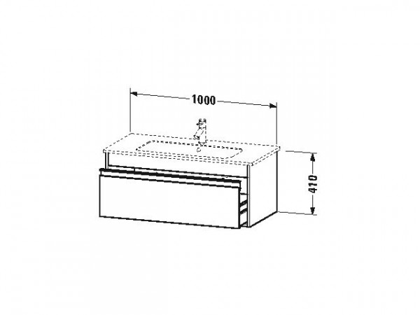 Duravit Wastafelmeubel Hangend Ketho