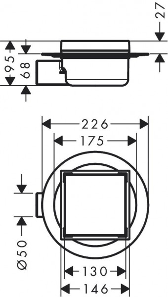 Hansgrohe RainDrain Spot