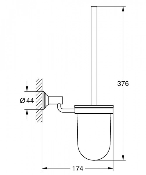 Grohe WC Borstel Essentials