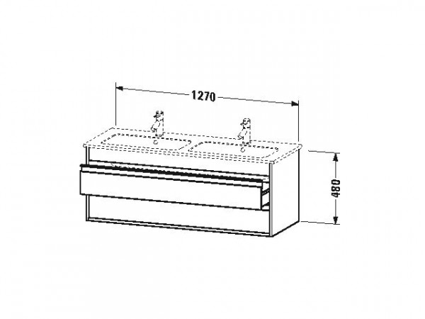 Duravit Wastafelmeubel Hangend Ketho