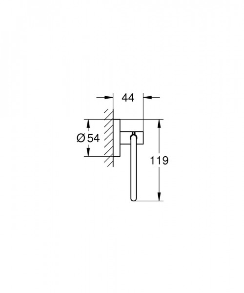 Grohe Essentials Toiletrolhouder (40689)