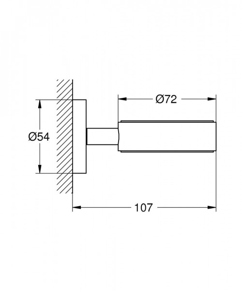 Grohe Essentials Wandhouder (40369)