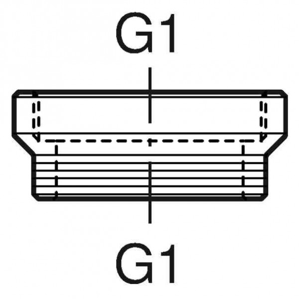 Geberit Uitbreiding Uitbreiding 1,5cm G1/2 x G1/2 x G1/2 x G1/2