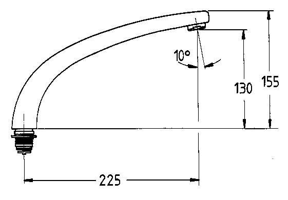 Grohe Kraanuitloop 13429000