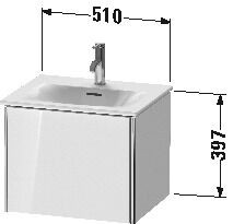 Duravit Wastafelmeubels XSquare voor 073345 510 mm