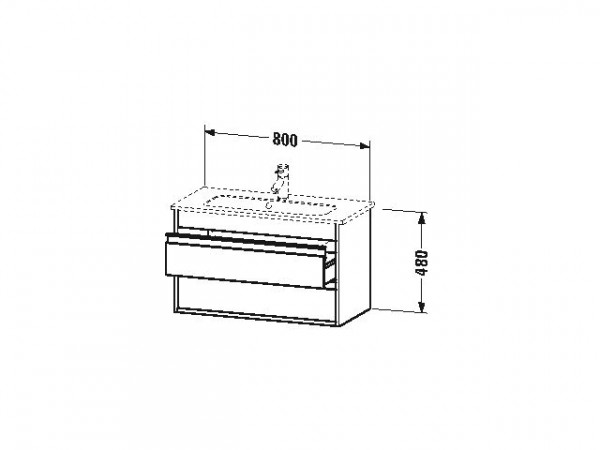 Duravit Wastafelmeubel Hangend Ketho