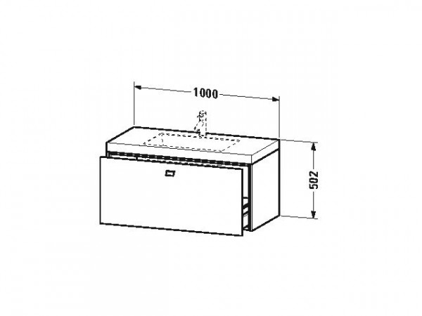 Duravit Badkamermeubel Set Brioso 1000 mm BR4602