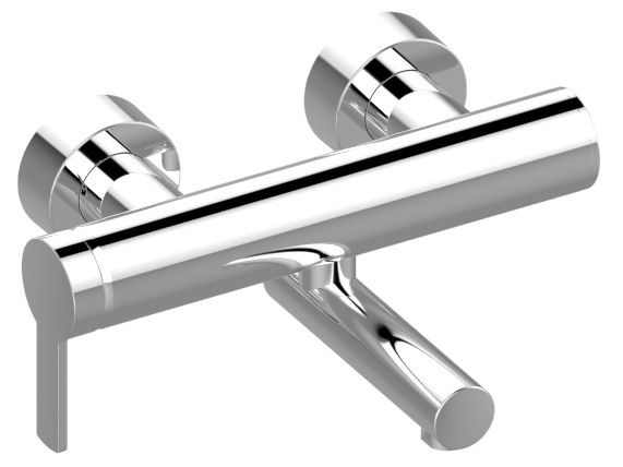 Inbouw Wastafelkraan Keuco Plan blue Enkele hendel, rond, 216 mm Aluminium afwerking