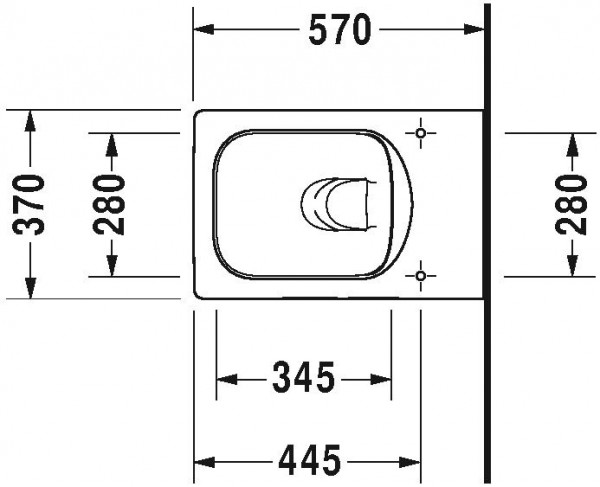 Duravit Hangend Toilet Vero Air  Rimless