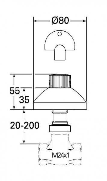 Grohe Atlanta Opbouwdeel 19841000