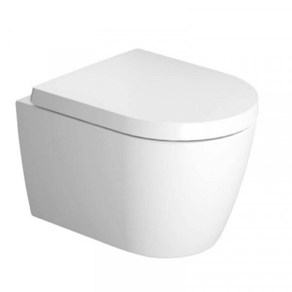 Pack WC Suspendu Duravit ME by Starck Blanc Sans Bride Abattant Soft Close 45300900A1