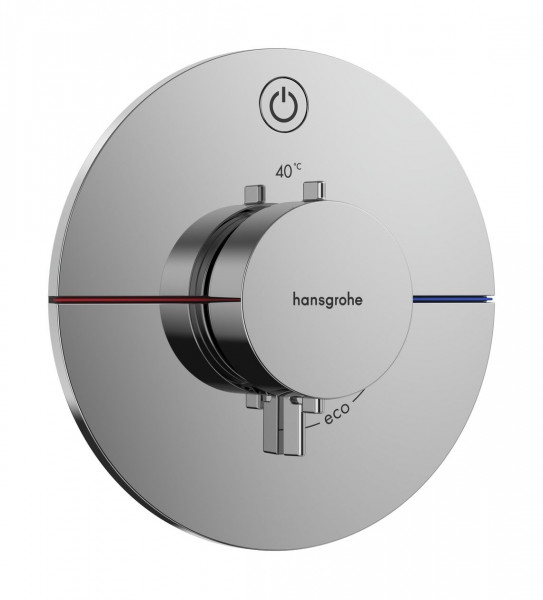 Mitigeur Thermostatique Douche Hansgrohe ShowerSelect Comfort S 1 sortie Encastré Start/Stop ø155mm Chromé