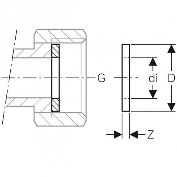 Geberit Sluitingen plat d62xdi42x2x2