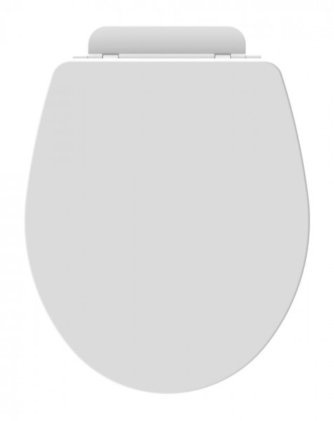 Abattant WC Frein de Chute Allibert KOZI 372x50x476mm Blanc Brillant