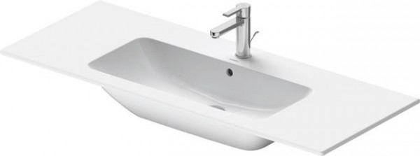 Badkamermeubel Set Duravit XBase Wastafel met wastafel en spiegel 1230mm Grafiet Mat