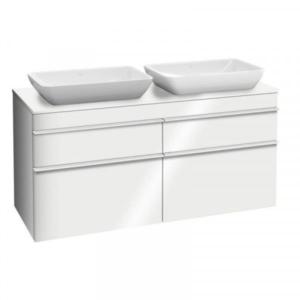 Villeroy en Boch Venticello wastafelmeubel XXL voor 2 opzet wastafels 1257 x 606 x 502 mm (A94402)