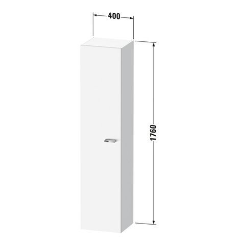 Hoge Badkamerkast Duravit XBase 1760x400mm Natuurlijk Eiken