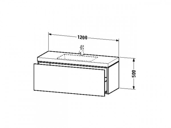 Duravit Badkamermeubel Set L-Cube Hangende 500x480mm