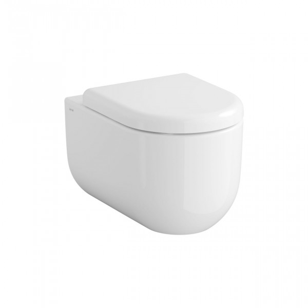 WC Suspendu VitrA Liquid VitrAClean VitrA Hygiene V-Fit Sans bride 380x345x540mm Blanc brillant