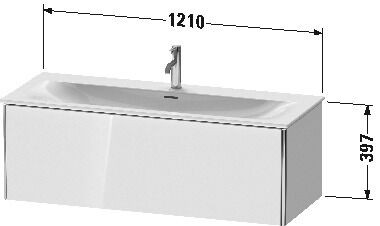 Duravit Wastafelmeubels XSquare voor 234463