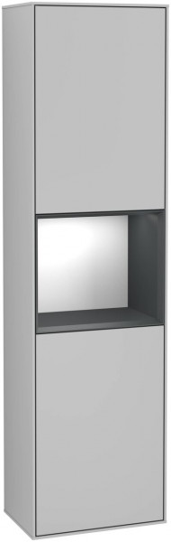 Villeroy en Boch Hoge Badkamerkast Finion 2 deuren 1515x420mm 3 LED