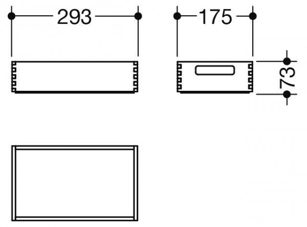 Hewi Houten box System M 40 Walnoot