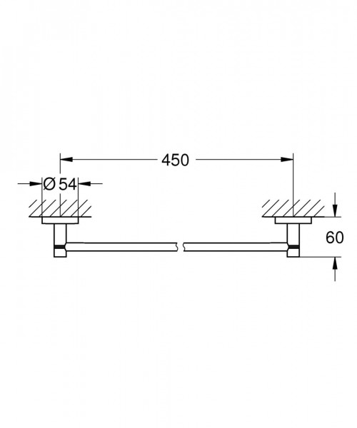 Grohe Essentials Handdoekrek (40688)