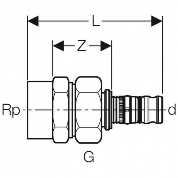 Geberit Snelkoppeling Mepla (606596005)