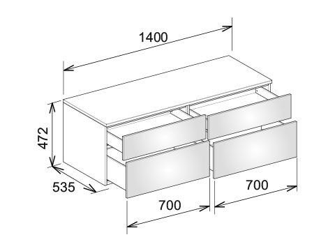 Keuco Edition 400 Sideboard (317673700)