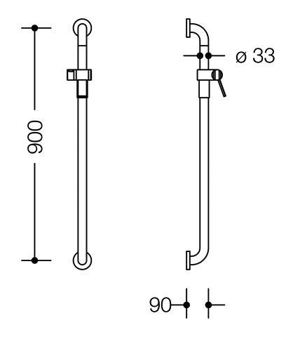 Hewi Douchestang Serie 805 Classic