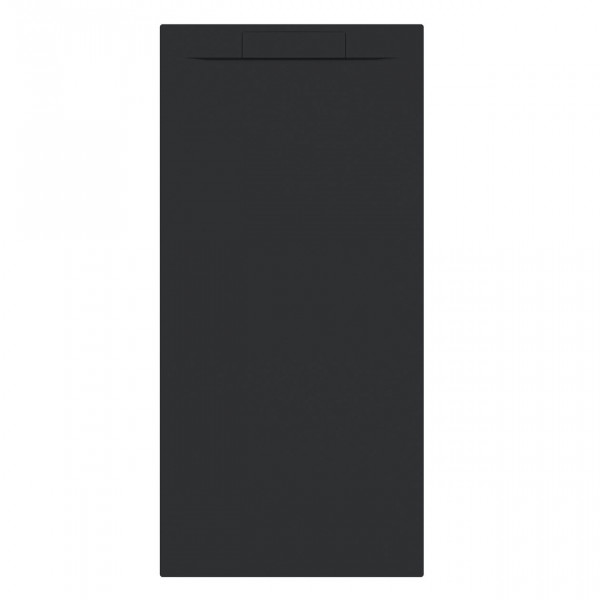 Douchebak Rechthoekig Allibert LUNA met sifon 1800x800x25mm Zwart Mat