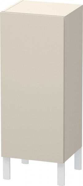 Meuble Suspendu Duravit L-Cube demi-colonne, porte gauche 600mm Taupe Super Mat LC1189L8383