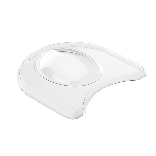 Laufen CLEANET RIVA Spatbescherming, voor Japanse toiletbril Doorzichtig