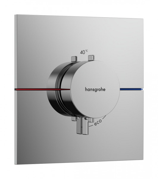 Mitigeur Thermostatique Douche Hansgrohe ShowerSelect Comfort E 1 sortie Encastré 155x155mm Chromé