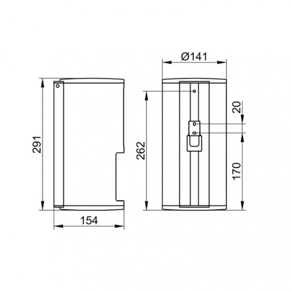 Keuco Plan Meervoudige dispenser voor toiletpapier